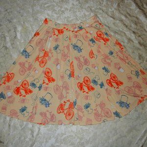 Lularoe Madison bicycle bike  Gardening skirt large